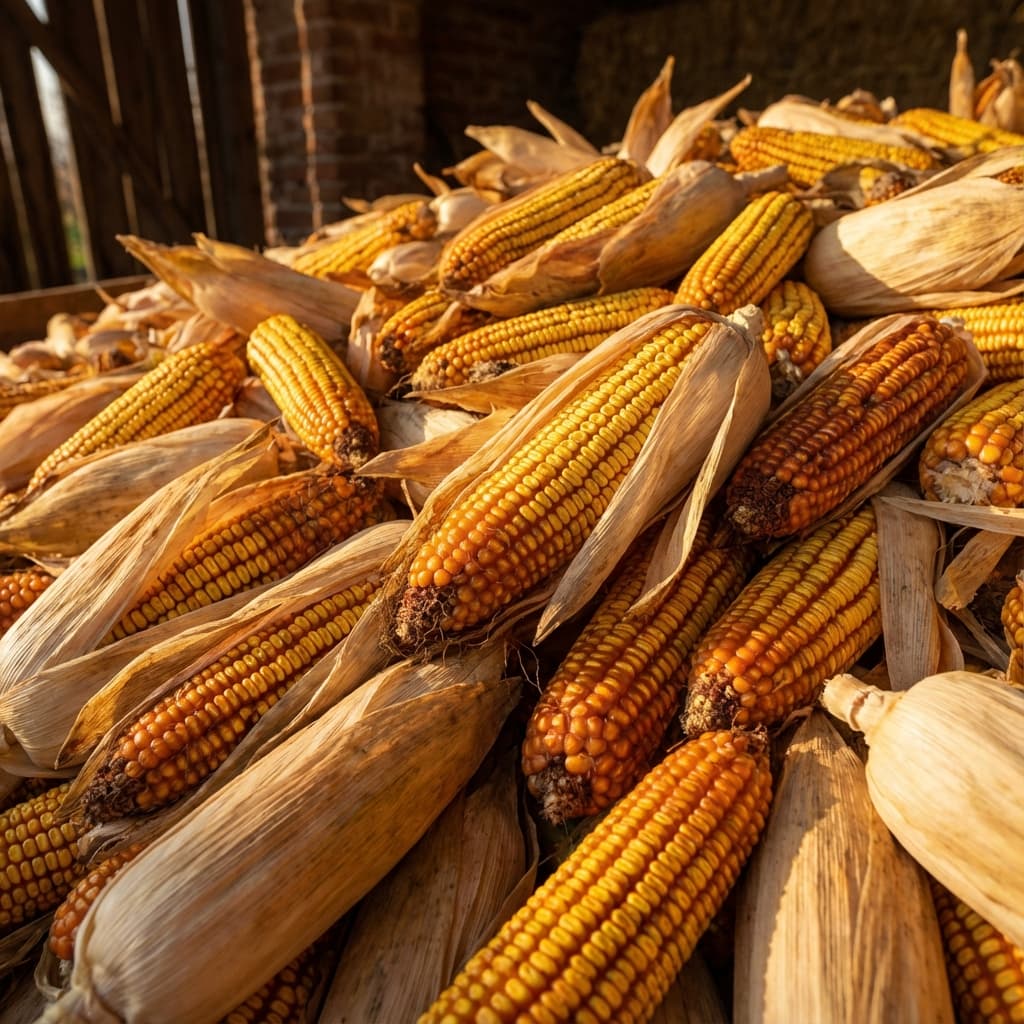 Maïs jaune séché